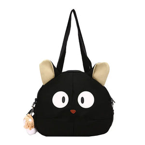 Cartoon Canvas Tote Bag Ladies Shoulder Bag Female Messenger Handbag