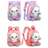 Kids Plush Backpack Soft Waterproof Oxford Kindergarten School Bag