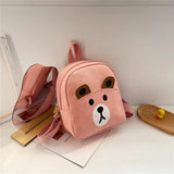 Cartoon Deer Kids Backpack Lovely Boys Girls Small Bag Baby Kindergarten School