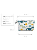 Dinosaur Printed Makeup Bag Cosmetics Organizer Mini Storage Bags