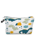 Dinosaur Printed Makeup Bag Cosmetics Organizer Mini Storage Bags