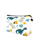 Dinosaur Printed Makeup Bag Cosmetics Organizer Mini Storage Bags