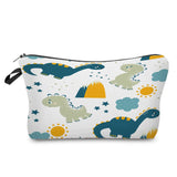 Dinosaur Printed Makeup Bag Cosmetics Organizer Mini Storage Bags