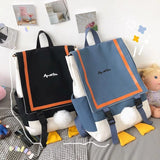 Duck Bag Girl Backpack Large Capacity Women's Laptop Student Bag