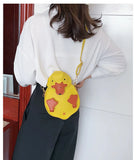 Duck Ladies Shoulder Bag Crossbody Bag for Women PU Leather Messenger Bag