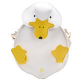 Duck Ladies Shoulder Bag Crossbody Bag for Women PU Leather Messenger Bag