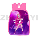 LoliRock Backpack Anime Harajuku LoliRockstar Print Satchel 12/16 Inch
