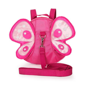 Kids Butterfly Wings Anti-lost Backpack Mini School Bag