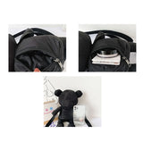 Cute Little Bear Crossbody Bag Nylon Handbag