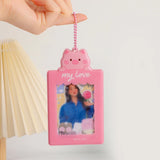 Animal Print Photo Holder Card Case for Students