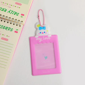 Animal Print Photo Holder Card Case for Students