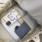 Cartoon Printing Women's Backpack College Laptop School Bag