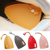 Cartoon Bunny Housekeeper Key Bag PU Leather Holder Case
