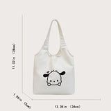 Cartoon Shoulder Bag Creative Portable Canvas Bag Large Capacity