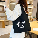 Cartoon Shoulder Bag Creative Portable Canvas Bag Large Capacity