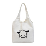 Cartoon Shoulder Bag Creative Portable Canvas Bag Large Capacity