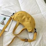 Embroidered Banana Canvas Tote Bag for Women