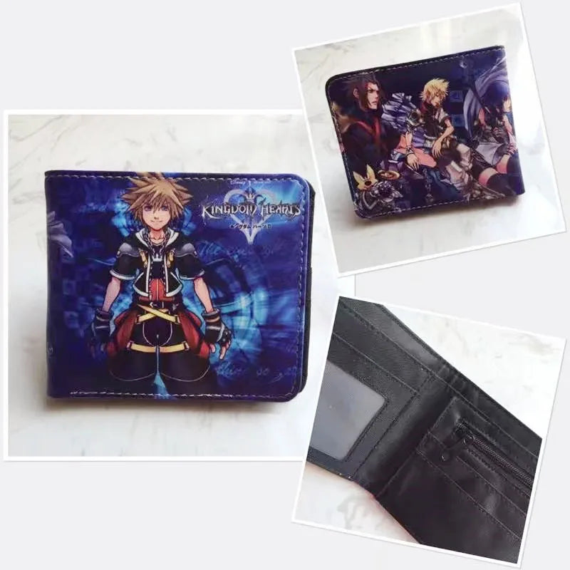 Cartoon Sora Wallet Short Wallets PU Purse Cosplay Gift