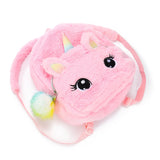 Unicorn Kids School Bags Girls Soft Pink Bags Kindergarten Travel Backpack