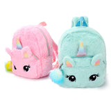 Unicorn Kids School Bags Girls Soft Pink Bags Kindergarten Travel Backpack