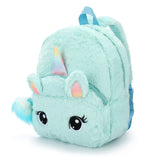 Plush Cartoon Unicorn Kids School Bag for Girls