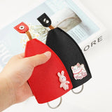 Unisex PU Leather Key Bag Holder Case