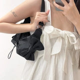 Casual Nylon Butterfly Bow Underarm Bag