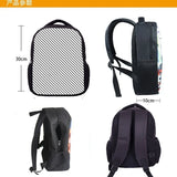 Cat 12 Inch Kindergarten School bag Student Backpack Kids Bagpack Childs Funny
