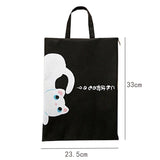 Cat A4 Document Bags Canvas Tote Briefcase