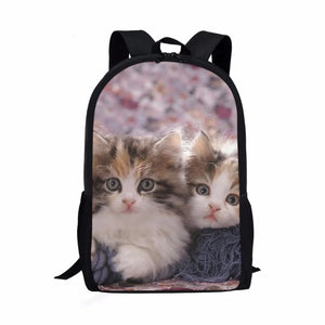 3D Print Kids School Bag - Cat/Kitten Design