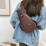 Cat Shoulder Bag Women's Casual Cartoon Crossbody Bag Handbag