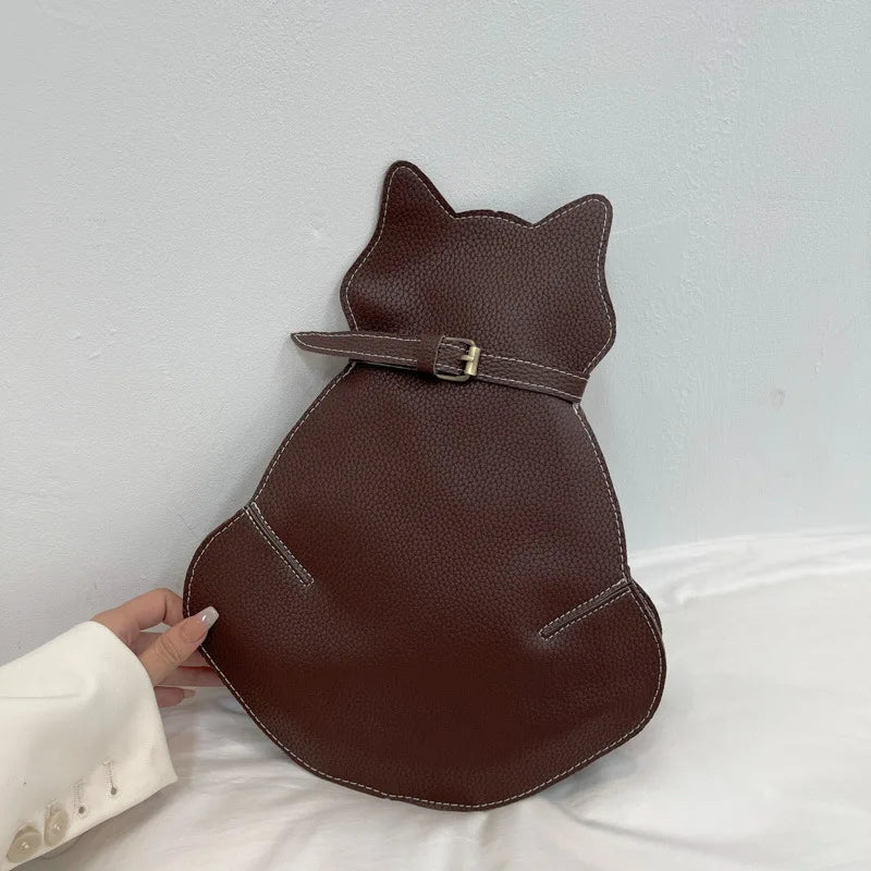 Cat Shoulder Bag Women's Casual Cartoon Crossbody Bag Handbag
