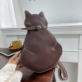 Cat Shoulder Bag Women's Casual Cartoon Crossbody Bag Handbag