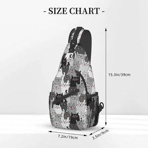 Waterproof Cat Sling Bag for Hiking Travel