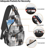 Waterproof Cat Sling Bag for Hiking Travel