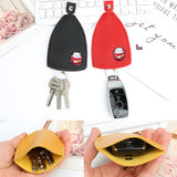 Cats Unisex PU Leather Key Bag Housekeepers Car Key Holder Case