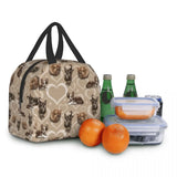 Chihuahua Puppy Insulated Lunch Tote Bag for Women Dog Lover