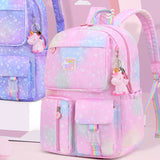 Girls School Bag Kids Backpack Anti-theft Daypack Elementary Bookbag
