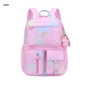 Girls School Bag Kids Backpack Anti-theft Daypack Elementary Bookbag