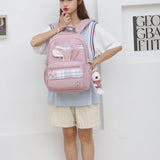 Women Nylon Backpack Large-capacity School Bags