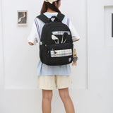 Women Nylon Backpack Large-capacity School Bags