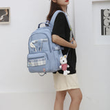 Women Nylon Backpack Large-capacity School Bags