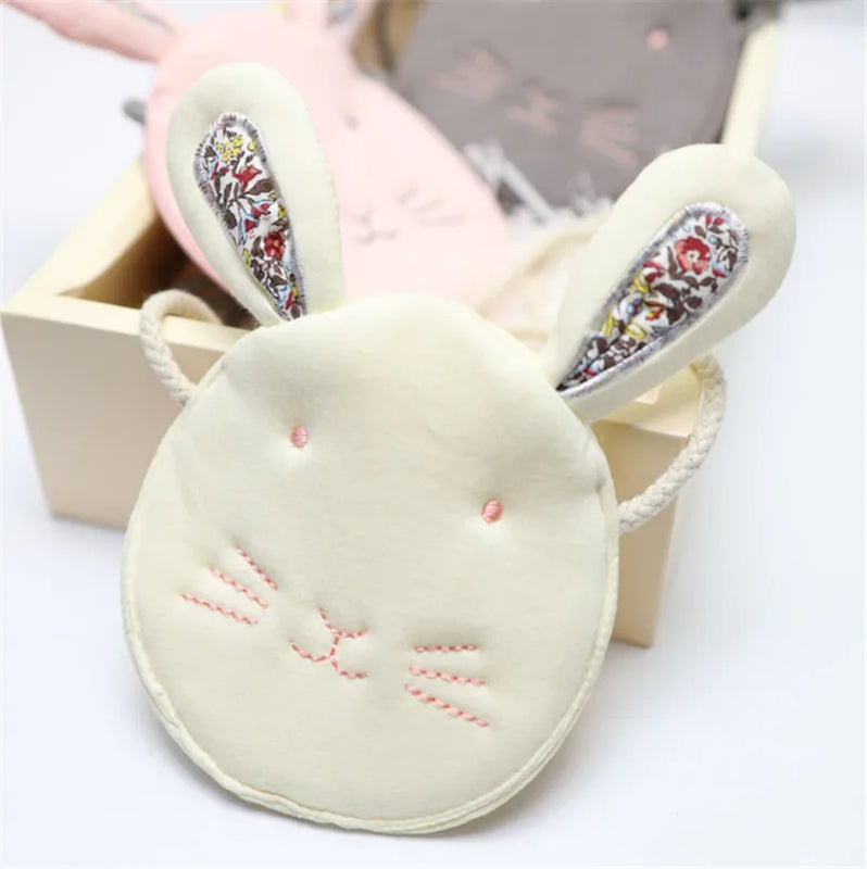 Kids Pink/Beige/Grey Rabbit Satchel Messenger Bag