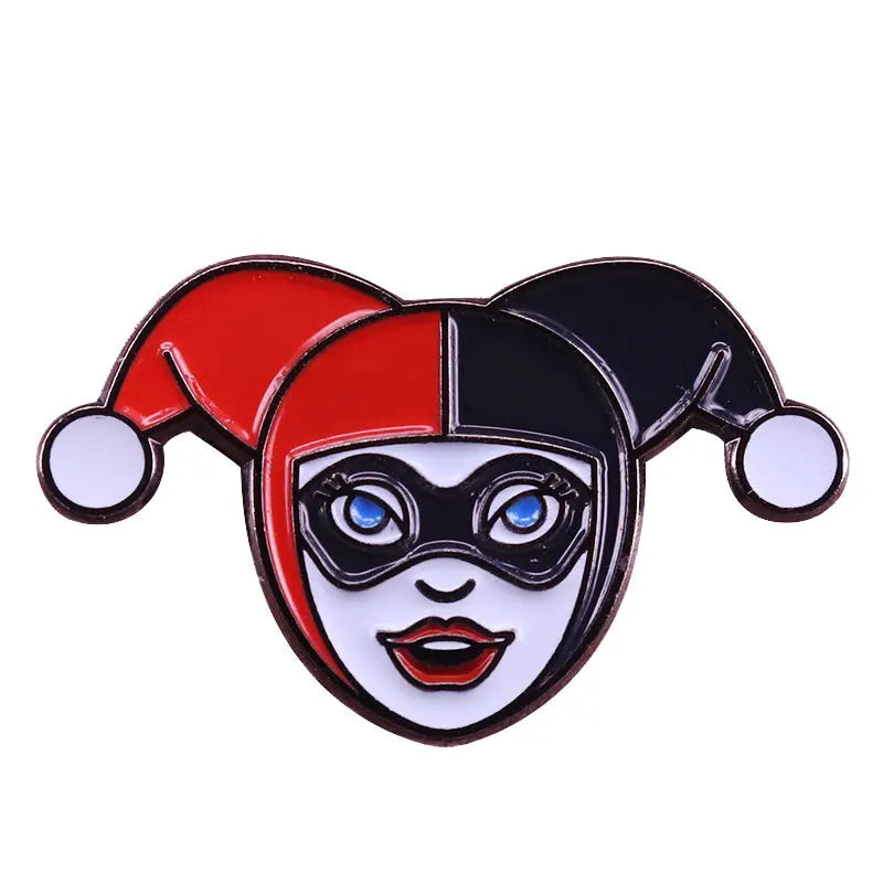 Clown Metal Badges Backpack Hat Bag Decorate Brooch Halloween