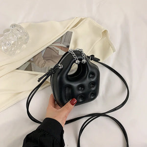 Embossed PU Leather Crossbody Mini Bag for Women