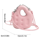 Embossed PU Leather Crossbody Mini Bag for Women