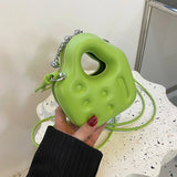 Embossed PU Leather Crossbody Mini Bag for Women