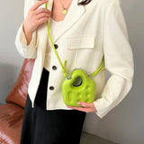 Embossed PU Leather Crossbody Mini Bag for Women
