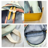 Graffiti Camo Backpack Female Schoolbag Nylon Travel Rucksack Teen Girl Bag