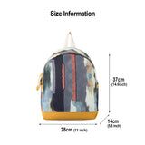 Graffiti Camo Backpack Female Schoolbag Nylon Travel Rucksack Teen Girl Bag